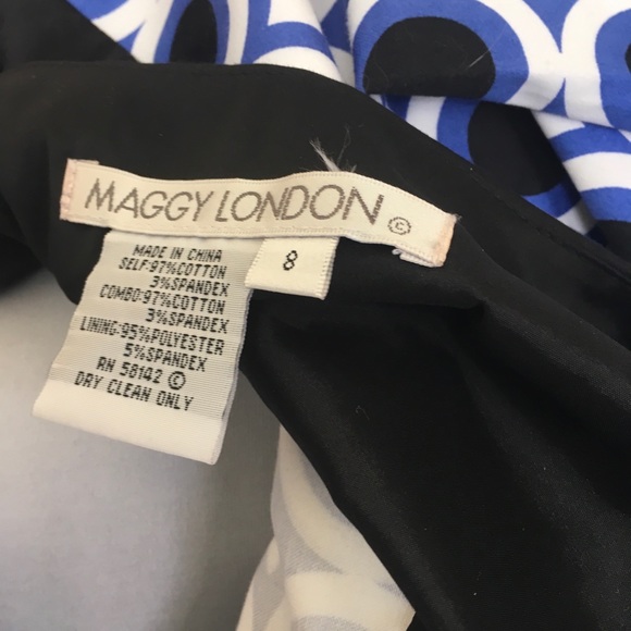 Maggie London Graphic Summer Dress with Pockets - Picture 4 of 4